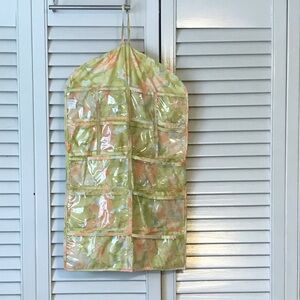 Hanging Jewelry Organizer in Green and Orange
